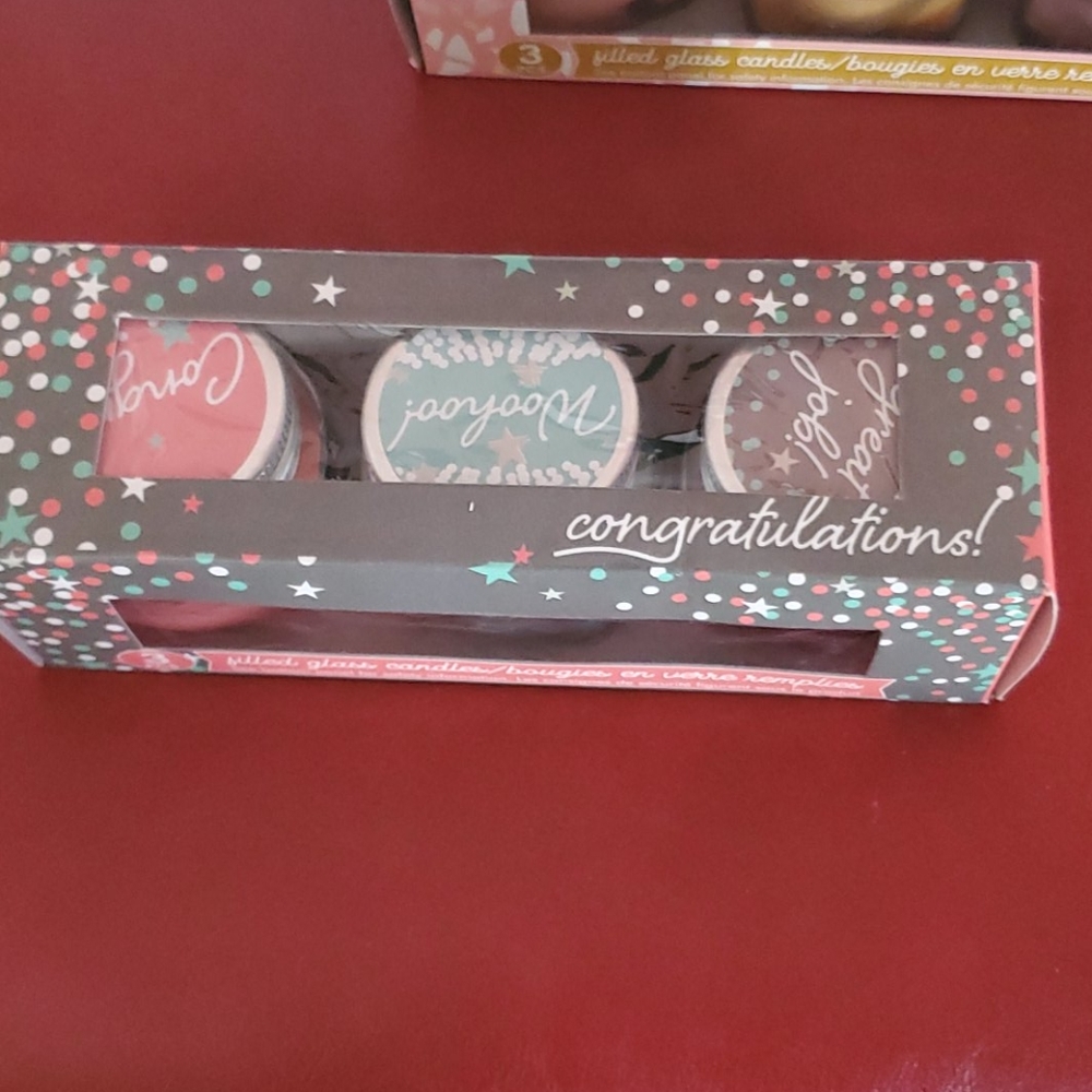 Affirmations candles 3 in box